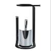 Wenko Universal Toilet Brush Spare Roll Holder Black, Steel, 20 x 62.5 x 23 cm view 2