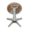 30" Round Top Pedestal Dining Table, 35.9" High, Distressed Hickory/Stone view 4