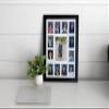 Kate & Milo School Days K-12 Frame, Holds 13 Photos - One for Each Year, Kindergarten to High School Picture Display, Graduation Party Decoration Idea, Wallet Sized Photos, Black view 2