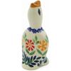 Authentic Polish Pottery Pie Bird in Wave Of Flowers Design Handmade in Bolesawiec Poland + Certificate of Authenticity view 4