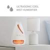 PureGuardian Himalayan Salt Lamp, Ultrasonic Cool Mist Humidifier with Aromatherapy Tray H1117W White view 3