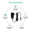 MyVolts 12V Power Supply Adaptor Compatible with X-Rocker Adrenaline Gaming Chair - US Plug view 4
