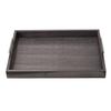A&B Home Snake Print Rectangular Nesting Trays with Metal Handles - Set of 3 - Gray, Silver Finish view 2