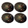 TJ Global PACK OF 4 Japanese Chinese 33" Umbrella Parasol For Wedding Parties, Photography, Costumes, Cosplay, Decoration And Other Events - 4 Umbrellas (Black) view 1