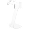 Plymor Frosted Acrylic Divided Pair Hanging Earring Display Stand, 3.125" W x 1.75" D x 4.75" H (12 Pack) view 1