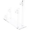 Plymor Clear Acrylic 4 Curved Bridge Display Risers for Eyeglass Frames, 8" H x 9" W x 3" D (3 Pack) view 1