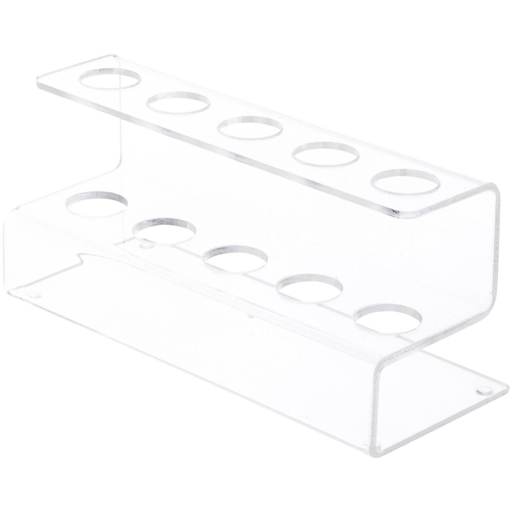 Plymor Clear Acrylic Flatware Display Stand, 3.25" H x 7" W x 3" D (2 Pack)