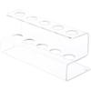 Plymor Clear Acrylic Flatware Display Stand, 3.25" H x 7" W x 3" D (2 Pack) view 1