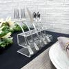 Plymor Clear Acrylic Flatware Display Stand, 3.25" H x 7" W x 3" D (2 Pack) view 2