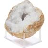 Plymor Clear Acrylic Rectangular Display Base with 4 Display Prongs for Geode, Mineral or Crystal Cluster, 3.5" W x 2.5" D x 1.375" H, Pack of 6 view 2