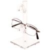 Plymor Clear Acrylic 2 Curved Bridge Display Risers for Eyeglass Frames, 6.25" H x 3" W x 3" D (2 Pack) view 2