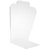 Plymor Frosted Acrylic Basic Tall Necklace Display Stand, 8.5" W x 4" D x 11.5" H (2 Pack) view 1