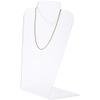 Plymor Frosted Acrylic Basic Tall Necklace Display Stand, 8.5" W x 4" D x 11.5" H (2 Pack) view 2