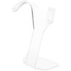 Plymor Frosted Acrylic Divided Pair Hanging Earring Display Stand, 3.125" W x 1.75" D x 4" H (12 Pack) view 1