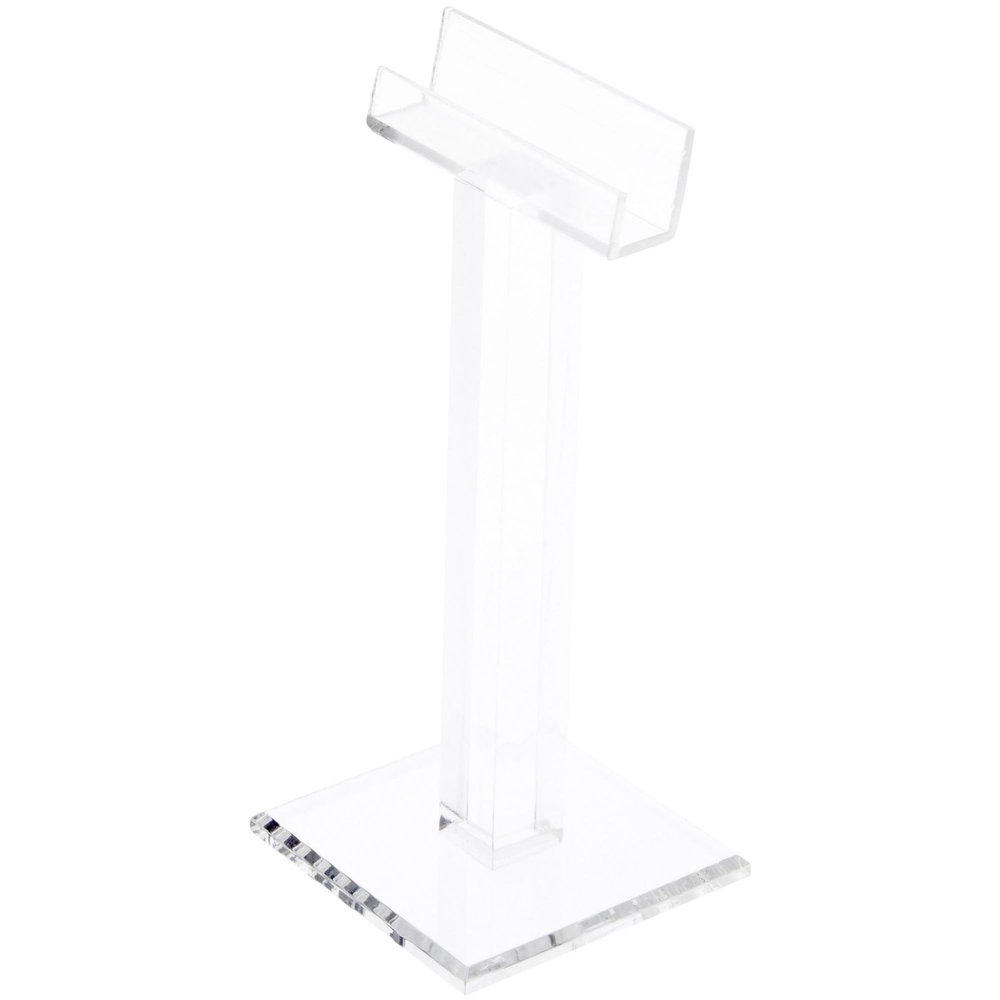 Plymor Clear Acrylic Single Frame Display Riser for Eyeglasses, 5.5" H x 3" W x 3" D (6 Pack)