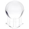 Plymor Clear Acrylic Base with 3 Prongs for Large Sphere or Ball, 2.875" H x 5" W x 4.375" D (2 Pack) view 2