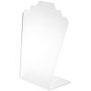 Plymor Frosted Acrylic Stair-step Necklace Display Stand, 8" W x 4" D x 11.75" H (2 Pack) view 1