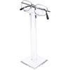 Plymor Clear Acrylic Single Frame Display Riser for Eyeglasses, 7.5" H x 3" W x 3" D view 2