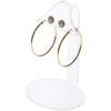 Plymor Frosted Acrylic 2 Pair Hanging Earring Display Stand, 3.25" W x 2.75" D x 4.75" H (12 Pack) view 2