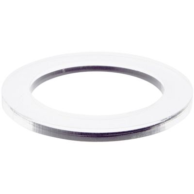 Plymor Clear Acrylic Egg, Marble, Ball or Sphere Thin Display Holder Stand, 0.375" H x 5" W (12 Pack)