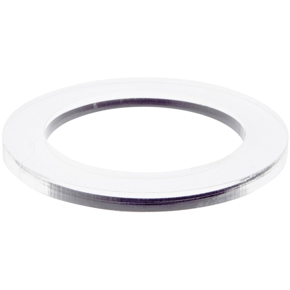 Plymor Clear Acrylic Egg, Marble, Ball or Sphere Thin Display Holder Stand, 0.375" H x 5" W (12 Pack)