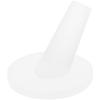 Plymor Frosted Acrylic Ring Finger Display, Single on Round Base, 2" W x 2" D x 1.75" H (12 Pack) view 1