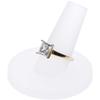 Plymor Frosted Acrylic Ring Finger Display, Single on Round Base, 2" W x 2" D x 1.75" H (12 Pack) view 2