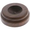 Plymor Revolving Walnut Round Wood Display Base with Indented Circle to Hold Egg, Marble, Ball or Sphere, 3.125" W x 3.125" D x 1.125" H (1.5" Circle) view 1