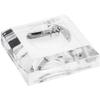 Plymor 1.25" x 1.25" Clear Square Egg/Sphere Base (0.75" Hole) (2 Pack) view 1