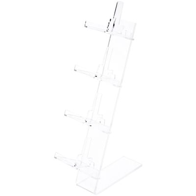 Plymor Clear Acrylic 4 Frame Rests Display Risers for Eyeglasses, 11.5" H x 3.5" W x 5.25" D (6 Pack)