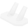 Plymor Frosted Acrylic Ring Finger Display, Double, 3.75" W x 2.25" D x 1.75" H (6 Pack) view 1