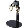 Plymor Black Acrylic 2 Pair Hanging Earring Display Stand, 2.75" W x 2.25" D x 4" H (12 Pack) view 2