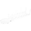 Plymor Clear Acrylic 5 Piece Place Setting Display Holder Stand, 3.375" H x 4" W x 14.25" D view 1