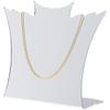 Plymor Acrylic Winged Necklace Display Stand (Mirrored), 8.5" W x 3" D x 7.25" H view 2