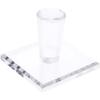 Plymor Clear Acrylic Display Sphere Holder Riser, 1.5" H x 1.5" W x 1.5" D (0.75" Circle) (12 Pack) view 1