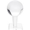 Plymor Clear Acrylic Display Sphere Holder Riser, 1.5" H x 1.5" W x 1.5" D (0.75" Circle) (12 Pack) view 2