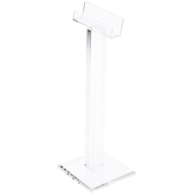 Plymor Clear Acrylic Single Frame Display Riser for Eyeglasses, 7.5" H x 3" W x 3" D (6 Pack)