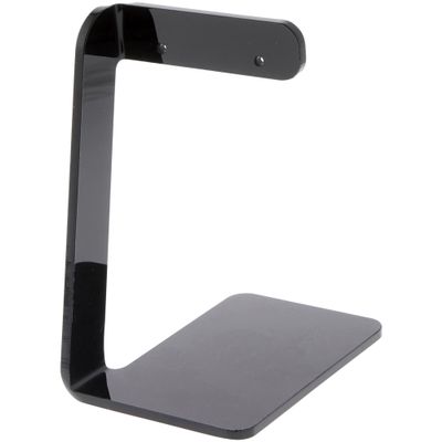 Plymor Black Acrylic Signpost-style Pair Hanging Earring Display Stand, 2.375" W x 3" D x 4" H (12 Pack)