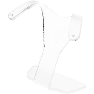 Plymor Frosted Acrylic Divided Pair Hanging Earring Display Stand, 3" W x 1.5" D x 3" H (12 Pack)