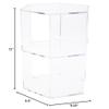Plymor Clear Acrylic Open-Front Display Case, 1 Shelf, 12" H x 9.5" W x 8.25" D view 2