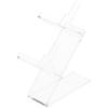 Plymor Clear Acrylic 2 Frame Rests Display Risers for Eyeglasses, 6" H x 3.5" W x 4.25" D (6 Pack) view 1