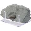 Plymor Clear Acrylic Rectangular Base with 4 Display Prongs for Geode, Mineral or Crystal Cluster, 1.75" H x 4.25" W x 3.5" D (6 Pack) view 2