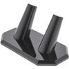 Plymor Black Acrylic Ring Finger Display, Double, 3.75" W x 2.25" D x 1.75" H (6 Pack) view 1