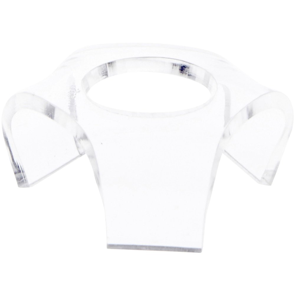 Plymor Clear Acrylic Display Riser for Spheres, 0.75" H x 2" W x 2" D (3 Pack)