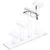 Plymor Clear Acrylic 4 Frame Display Risers for Eyeglasses, 8" H x 3" W x 12" D (2 Pack) view 2