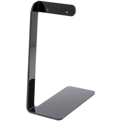 Plymor Black Acrylic Signpost-Style Pair Hanging Earring Display Stand, 2.375" W x 4" D x 6" H (12 Pack)