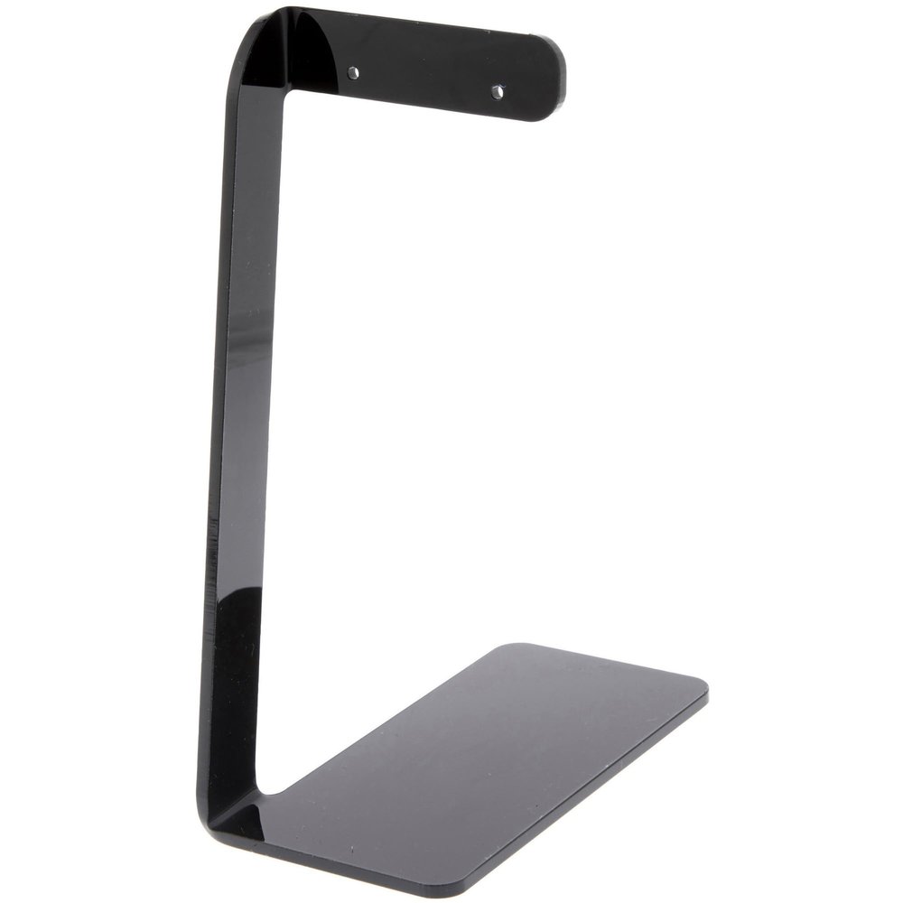 Plymor Black Acrylic Signpost-Style Pair Hanging Earring Display Stand, 2.375" W x 4" D x 6" H (12 Pack)