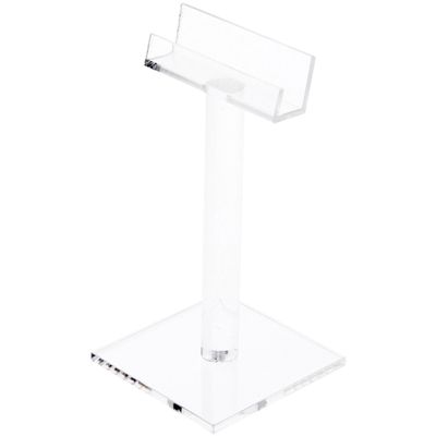 Plymor Clear Acrylic Square Display Stand for Eyeglass Frames, 5.5" H x 3" W x 3" D (2 Pack)
