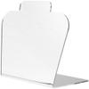 Plymor Acrylic Basic Short Necklace Display Stand (Mirrored), 8.5" W x 4" D x 7.75" H view 1