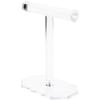 Plymor Clear Acrylic T-Bar Necklace Display Stand, 10.75" H x 8" W x 5" D view 1
